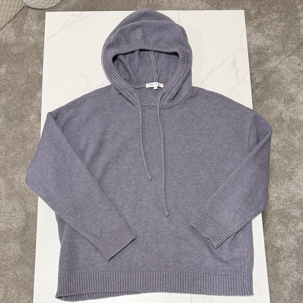 Eternal Summer Purple Knit Hoodie